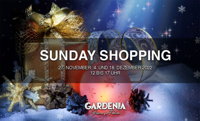 sunday shopping gardenia 2022 2