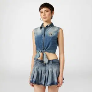 Chiara Ferragni Tennis Club Denim Bluse 5 74CBL216_SHIRTDENIM_Blu 74CBL216 SHIRTDENIM Blu.3 1512x