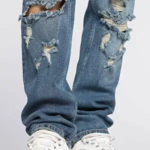 Just Cavalli Zerrissene Jeans mit geradem Bein 6 Q61199-Q0102-DR06F Q61199Q0102DR06F ECOM DETAIL2