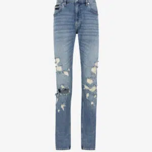 Just Cavalli Zerrissene Jeans mit geradem Bein 7 Q61199-Q0102-DR06F Q61199Q0102DR06F ECOM STILL