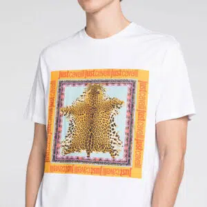 Just Cavalli T-Shirt mit Jaguar-Print 6 Q61262-Q0165-J0001 Q61262Q0165J0001 ECOM DETAIL2
