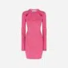 Chiara Ferragni Iconic Logo Lurex Kleid 8 QUE0001 / ANGN10 75CBOM05 VESTITOLUXICLOG Pink.1 1512x