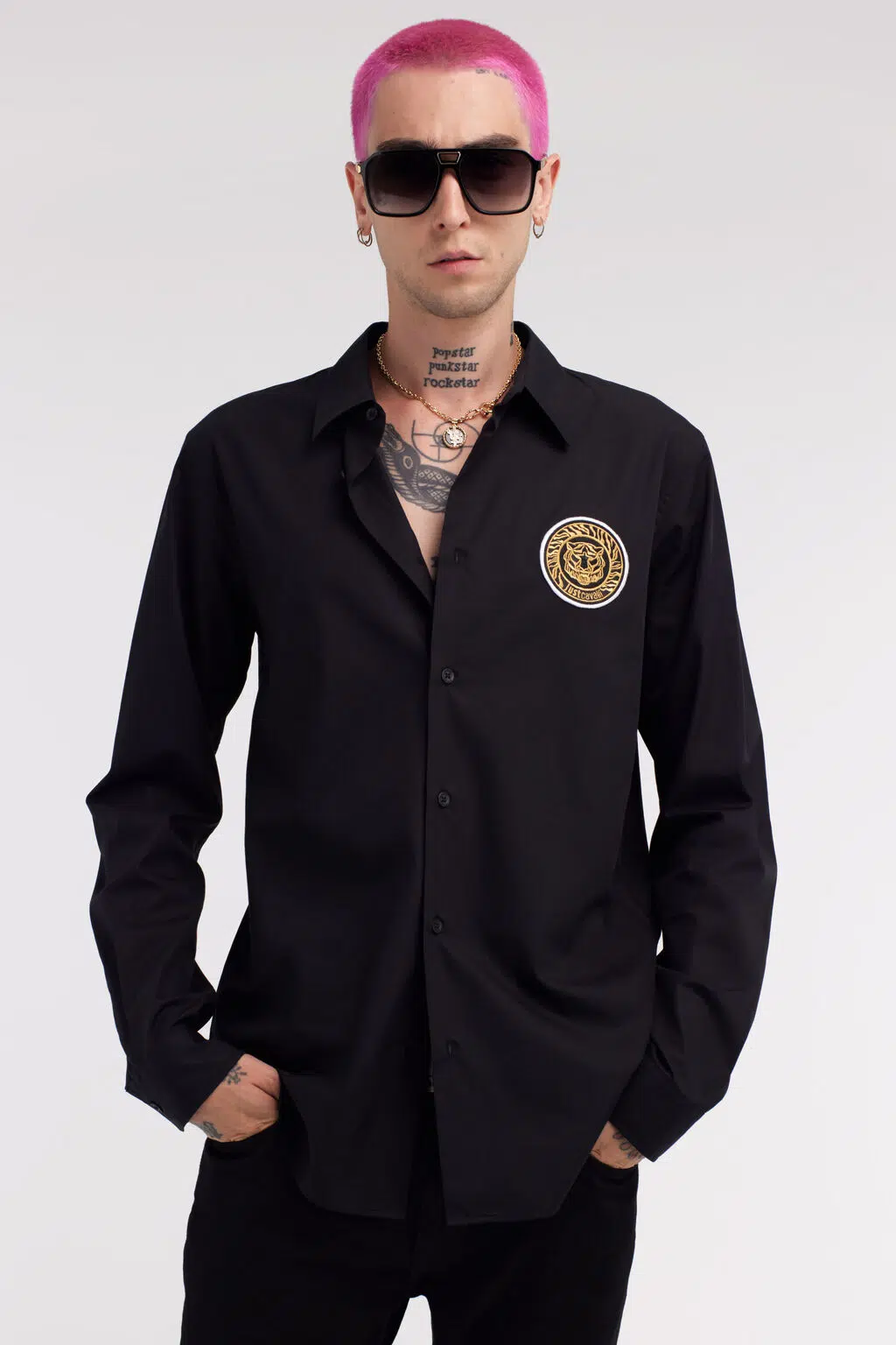 Just Cavalli Tiger Logo Hemd 3 Just Cavalli Tiger Logo Hemd – Bild 3