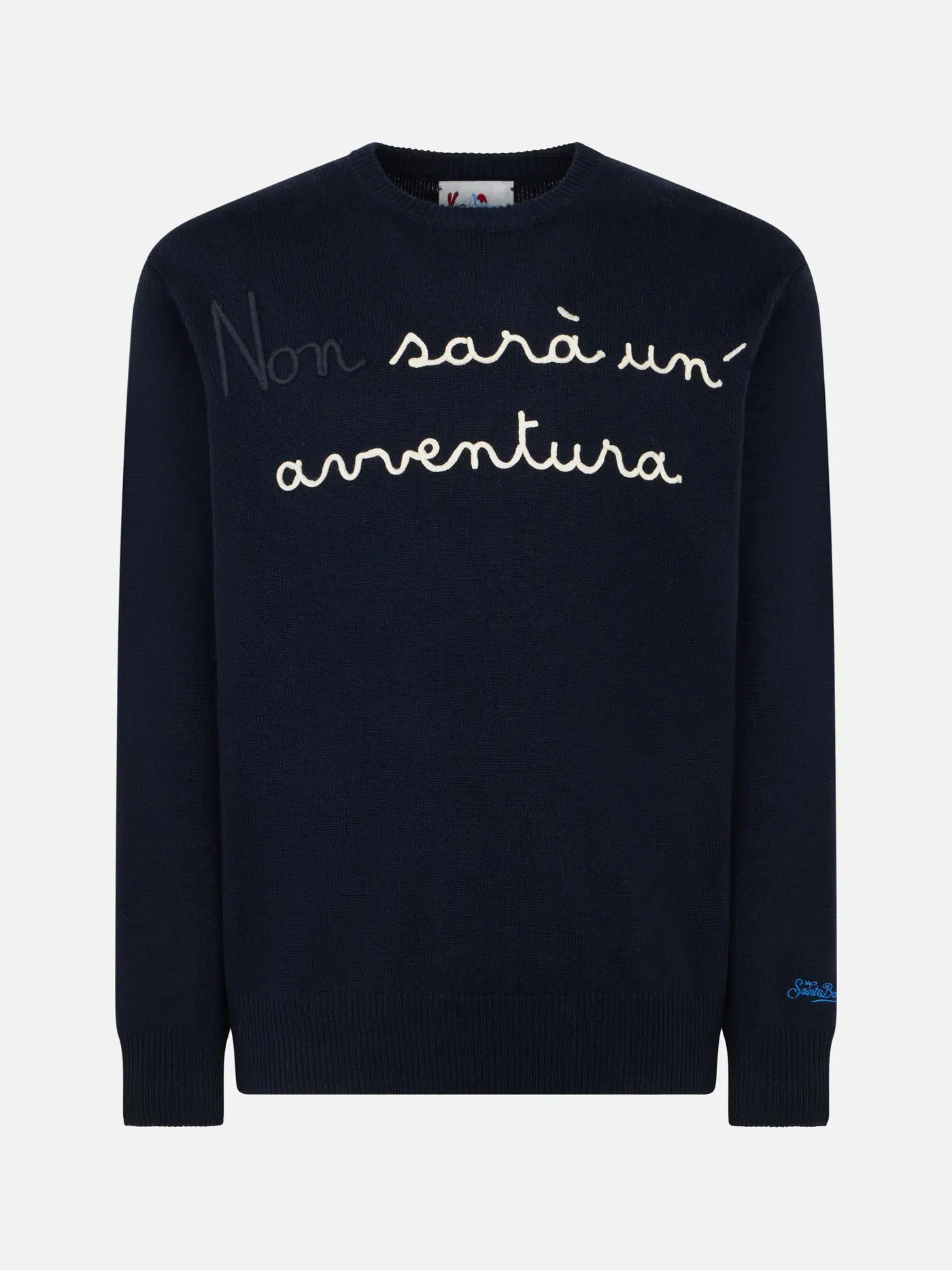 MC2 Saint Barth Pullover mit „Non sarà un'avventura“-Stickerei 4 MC2 Saint Barth Pullover mit „Non sarà un'avventura“-Stickerei – Bild 4