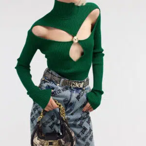 Just Cavalli gerippter Lurex-Pullover 6 RKM662-RK356-E0061 RKM662RK356E0061 ECOM BACK