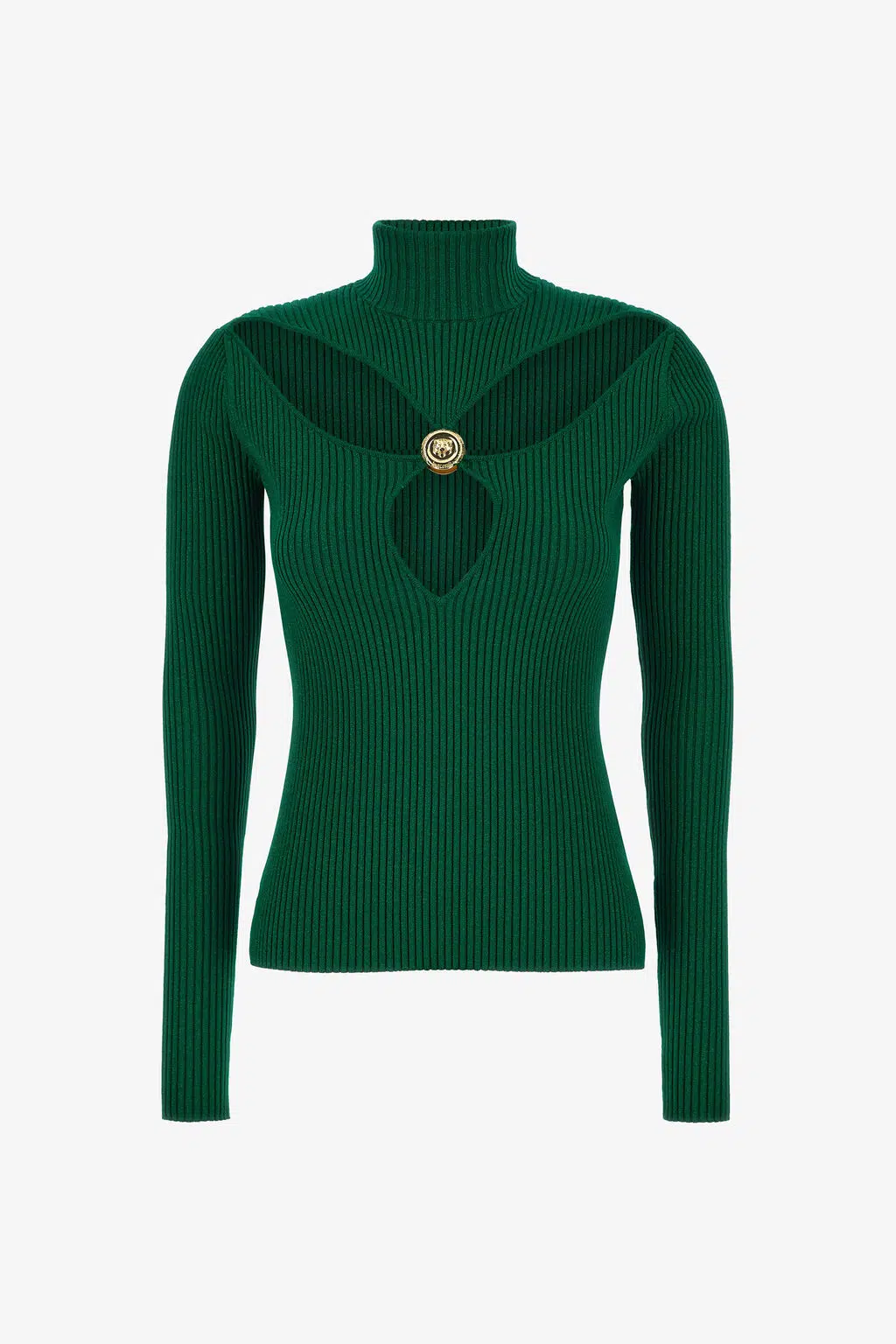 Just Cavalli gerippter Lurex-Pullover 5 Just Cavalli gerippter Lurex-Pullover – Bild 5