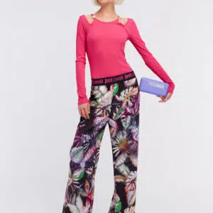 Just Cavalli Ribbed Top