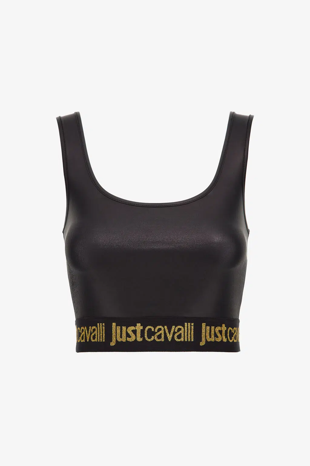 Just Cavalli Crop Top in Lederoptik 5 Just Cavalli Crop Top in Lederoptik – Bild 5