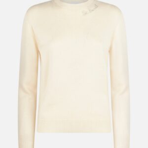 QUE0010 / 00129E white wool sweater woman 4 1400x