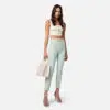 Elisabetta Franchi Gerade geschnittene Hose aus Stretch-Crêpe 11 PA02741E2_AS6 PAT1441E2 BV9 3 D
