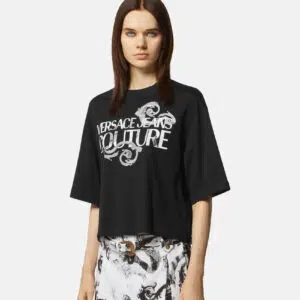 Versace Jeans Couture Watercolour T-Shirt 6 E76HAHG01-ECJ00G_E899 90 E76HAHG01 ECJ00G E899 18 WatercolorCoutureLogoTShirt Women Versace online store 0 2
