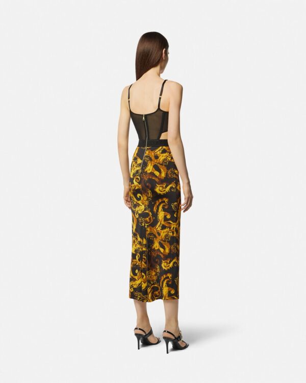 Versace Jeans Couture Watercolour Couture Korsett-Midikleid – Bild 2
