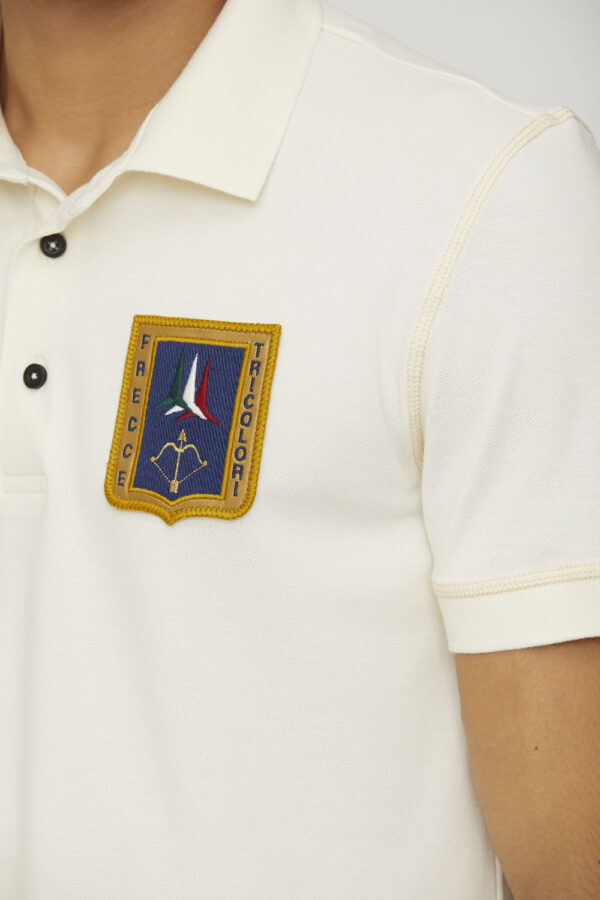 241PO1762P192 aeronauticamilitare 241po1762p192 73092 frecce tricolori polo shirt with patches 4 1