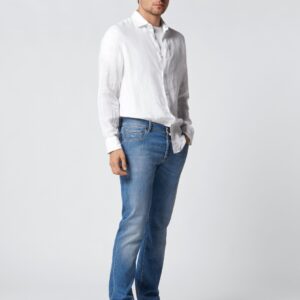jacob cohen white linen shirt 21995077 48191644 2048