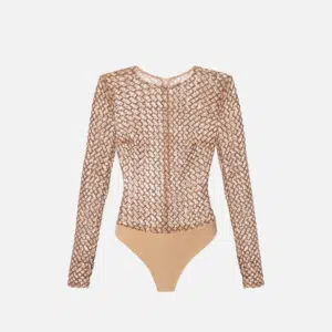 Elisabetta Franchi Body mit Pailletten mit Chevron-Motiv 10 BO01442E2_283 BO01442E2 283 1 D