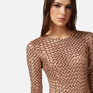 Elisabetta Franchi Body mit Pailletten mit Chevron-Motiv 9 BO01442E2_283 BO01442E2 283 5 D