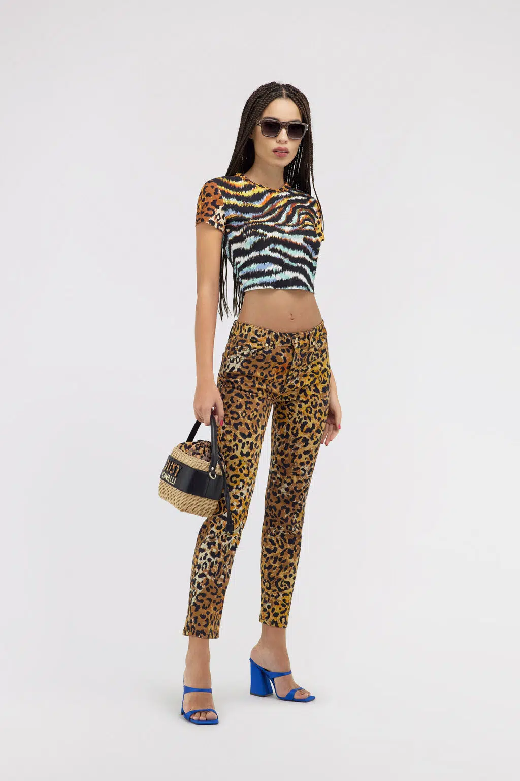 Just Cavalli Cropped T-Shirt 1 Just Cavalli Cropped T-Shirt