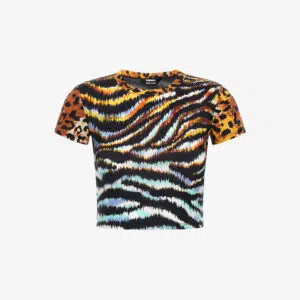 Just Cavalli Cropped T-Shirt 9 76PAH6A7-JS257-MS3 SFT074SF919E0103 ECOM STILL