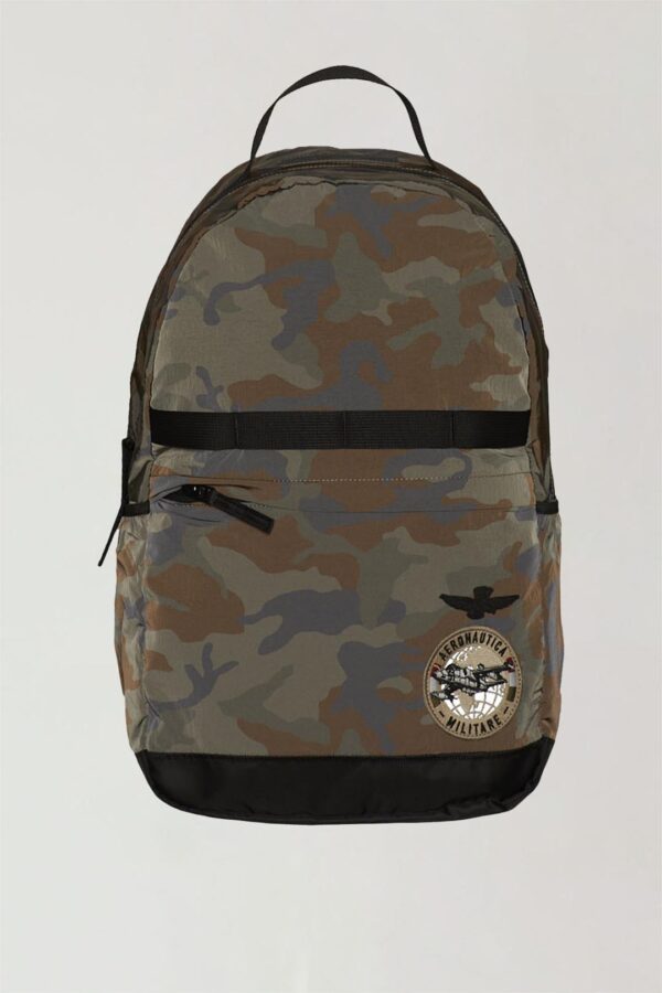 241BO1111CT3270 aeronauticamilitare 241bo1111ct3270 94468 iridescent camouflage backpack 1 1