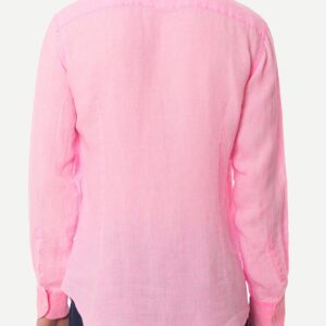 PAMP001 / 00898B shirt pink fluo linen man 3 1400x