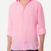 SFT299-SF214-J0001 shirt pink fluo linen man 3 2c904219 962b 49a4 8a97 59aab62b57ce 1400x