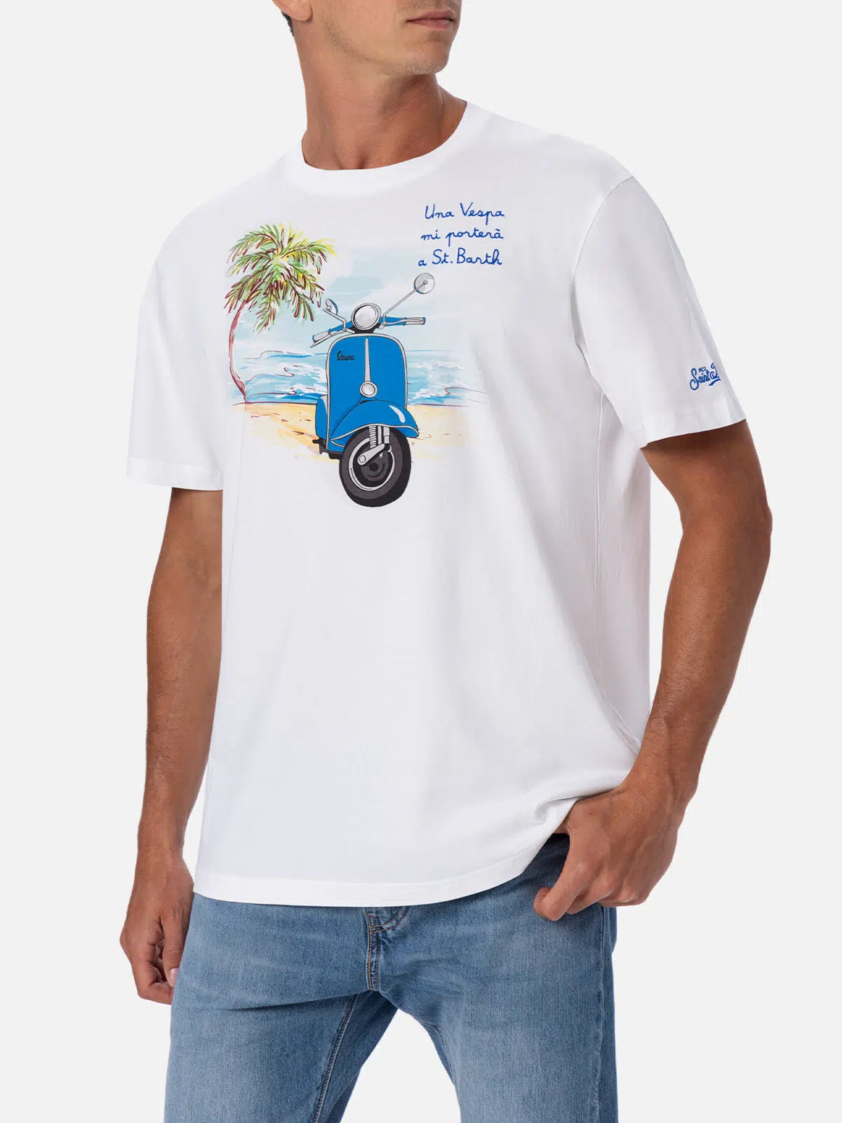 MC2 Saint Barth Vespa T-Shirt 1 MC2 Saint Barth Vespa T-Shirt