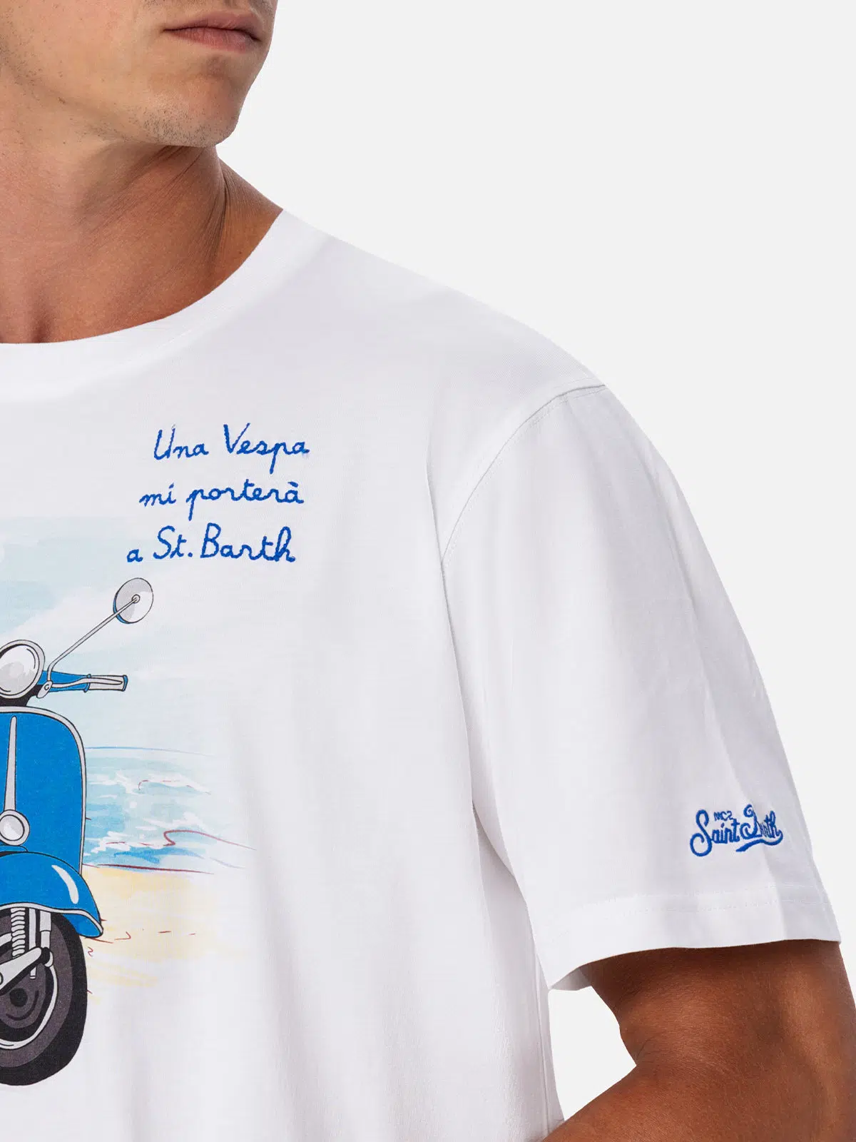 MC2 Saint Barth Vespa T-Shirt 3 MC2 Saint Barth Vespa T-Shirt – Bild 3