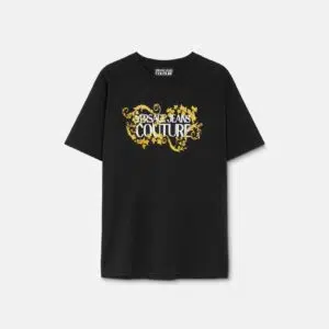 Versace Jeans Couture T-Shirt mit Logo 9 E77GAHE05-ECJ00E_EG89 90 E77GAHE05 ECJ00E EG89 10 LogoRegularFitTShirt TShirtsPolos Versace online store 0 2