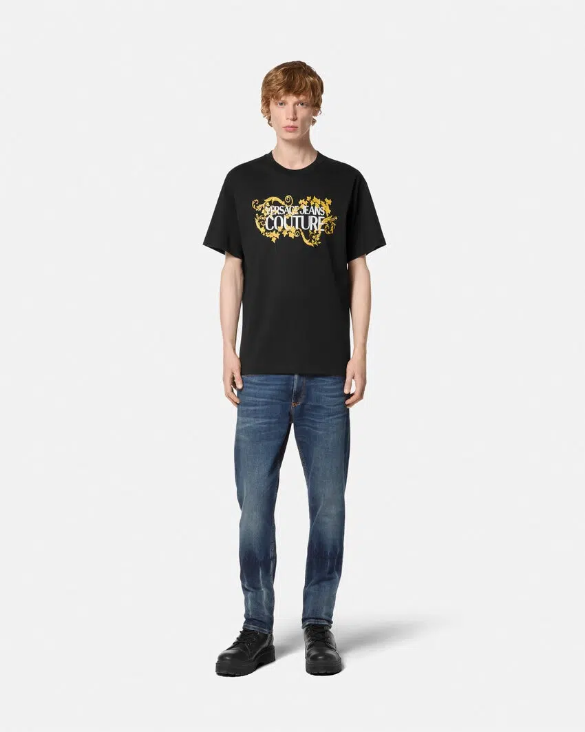 Versace Jeans Couture T-Shirt mit Logo 1 Versace Jeans Couture T-Shirt mit Logo