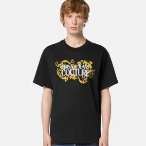 Versace Jeans Couture T-Shirt mit Logo 6 E77GAHE05-ECJ00E_EG89 90 E77GAHE05 ECJ00E EG89 18 LogoRegularFitTShirt TShirtsPolos Versace online store 0 2