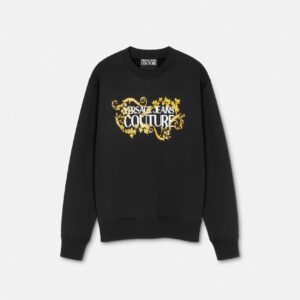 E77GAIE05-ECF02E_EG89 90 E77GAIE05 ECF02E EG89 10 LogoRegularFitSweatshirt Sweatshirts Versace online store 1 3