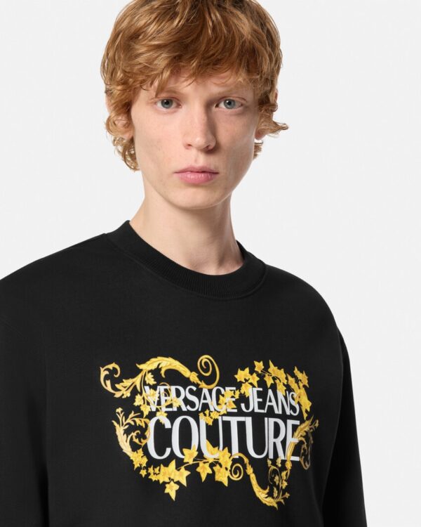 E77GAIE05-ECF02E_EG89 90 E77GAIE05 ECF02E EG89 16 LogoRegularFitSweatshirt Sweatshirts Versace online store 0 3