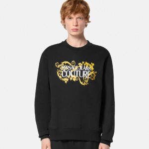 E77GAIE05-ECF02E_EG89 90 E77GAIE05 ECF02E EG89 18 LogoRegularFitSweatshirt Sweatshirts Versace online store 0 3