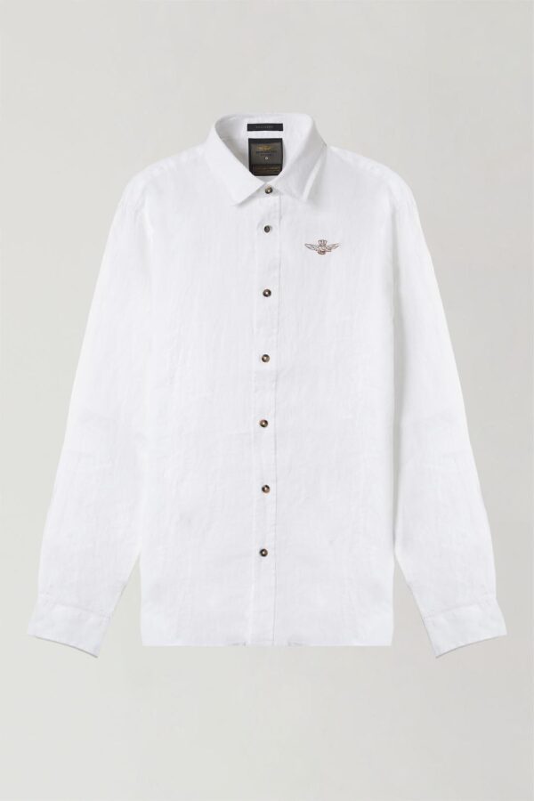 241CA1239CT3089_73062 aeronauticamilitare 241ca1239ct3089 73062 long sleeve linen shirt 3 1