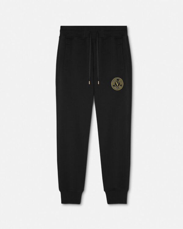 E76GAAT02-ECF01T_EG89 90 E76GAAT02 ECF01T EG89 10 VEmblemSweatpants Pants Versace online store 0 2