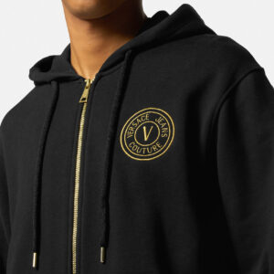 E76GAIT02-ECF01T_EG89 90 E76GAIT02 ECF01T EG89 16 VEmblemZipHoodie Sweatshirts Versace online store 0 2