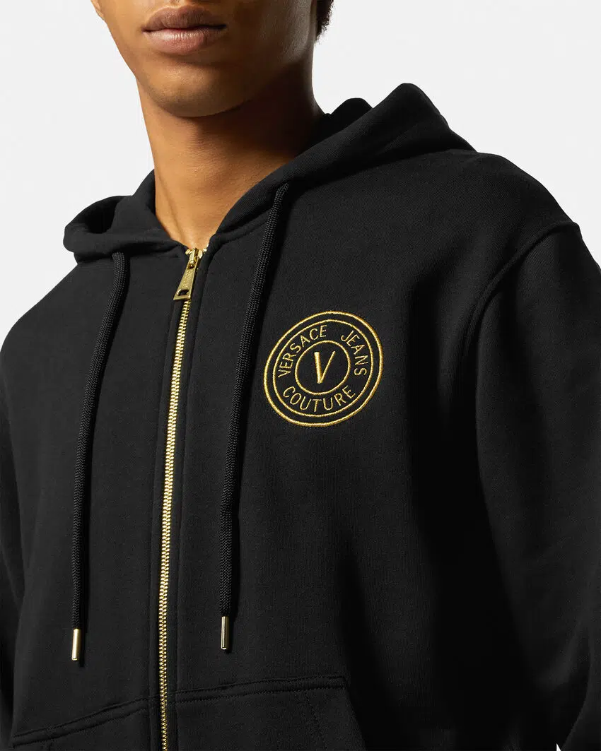 Versace Jeans Couture V-Emblem Hoodie 4 Versace Jeans Couture V-Emblem Hoodie – Bild 4