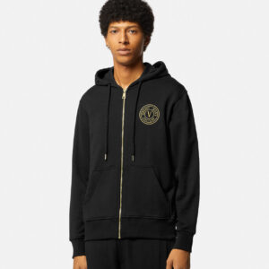 E76GAIT02-ECF01T_EG89 90 E76GAIT02 ECF01T EG89 18 VEmblemZipHoodie Sweatshirts Versace online store 0 2