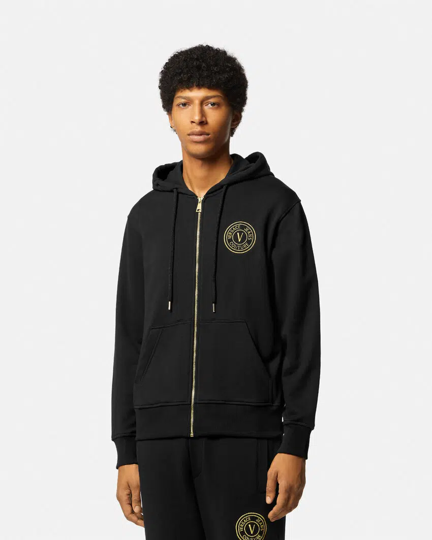 Versace Jeans Couture V-Emblem Hoodie 2 Versace Jeans Couture V-Emblem Hoodie – Bild 2