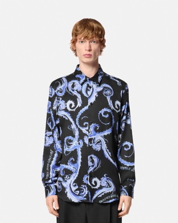 E77GAL2R0-ENS508_EQY9 90 E77GAL2R0 ENS508 EQY9 18 ChromoCoutureRegularFitShirt Shirts Versace online store 0 2