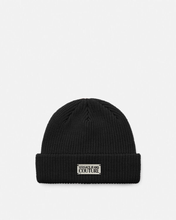 E77GAZK50-EZG291_ET12N_NR_E899__ 90 E77GAZK50 EZG291 E899 20 LogoKnitBeanie Accessories Versace online store 0 2