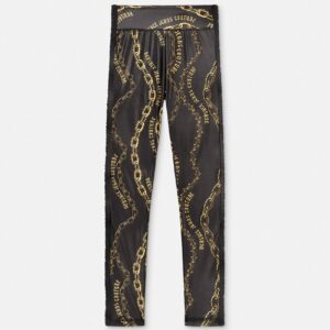 E77HAC114-EJS417_EG89 90 E77HAC114 EJS417 EG89 10 ChainCoutureLeggings Pants Versace online store 1 2