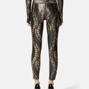 E77HAC114-EJS417_EG89 90 E77HAC114 EJS417 EG89 20 ChainCoutureLeggings Pants Versace online store 1 2