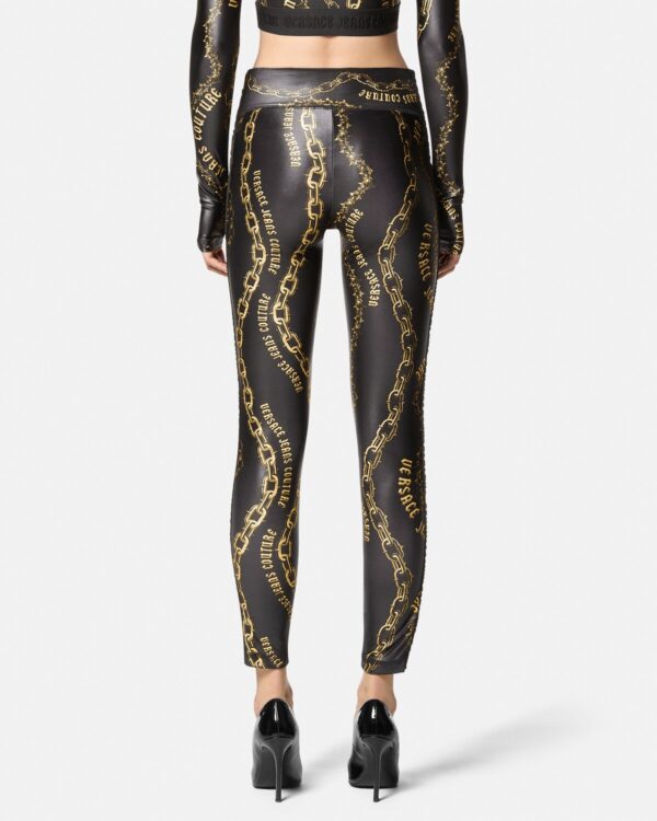 E77HAC114-EJS417_EG89 90 E77HAC114 EJS417 EG89 20 ChainCoutureLeggings Pants Versace online store 1 2