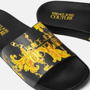 E77YA3SQ4-EZS834_EG89 90 E77YA3SQ4 EZS834 EG89 22 ChainCoutureSlides Shoes Versace online store 0 2