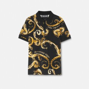 E77GAG6S0-EJS390_EG89 90 E77GAG6S0 EJS390 EG89 10 ChromoCoutureSlimFitPoloShirt TShirtsPolos Versace online store 0 2