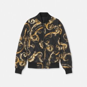 E77GASD07-ECQD54_EG89 90 E77GASD07 ECQD54 EG89 10 ChromoCoutureReversibleBomberJacket JacketsCoats Versace online store 0 2