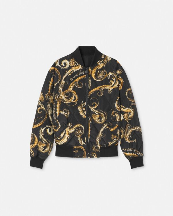 E77GASD07-ECQD54_EG89 90 E77GASD07 ECQD54 EG89 10 ChromoCoutureReversibleBomberJacket JacketsCoats Versace online store 0 2