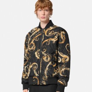 E77GASD07-ECQD54_EG89 90 E77GASD07 ECQD54 EG89 18 ChromoCoutureReversibleBomberJacket JacketsCoats Versace online store 0 2