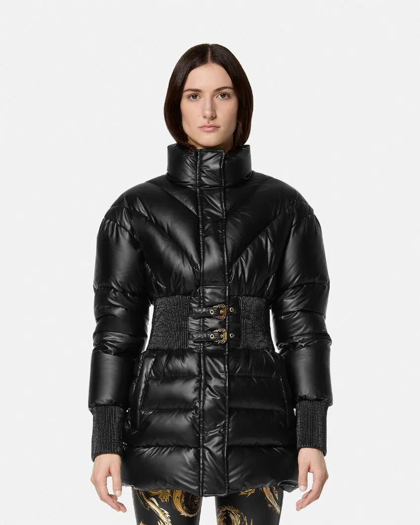 Versace Jeans Couture Pufferjacke mit Baroque-Schnalle 2 Versace Jeans Couture Pufferjacke mit Baroque-Schnalle – Bild 2